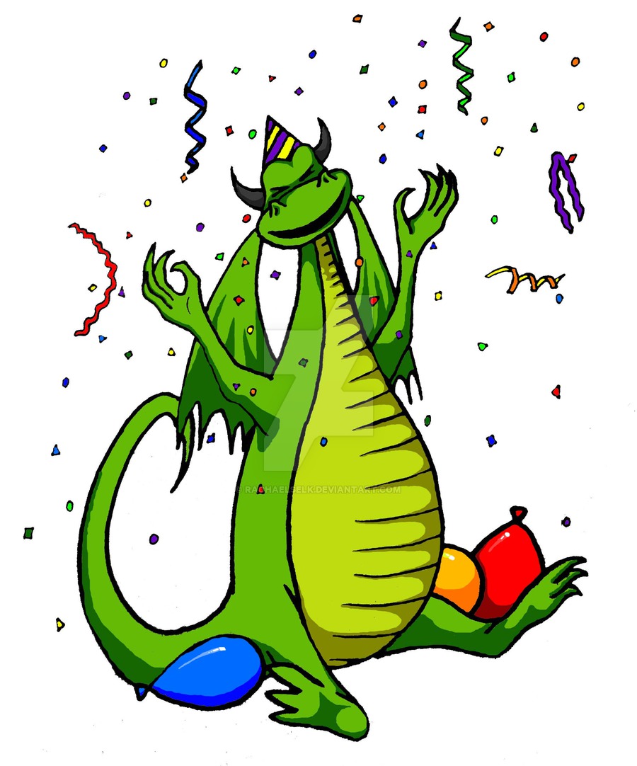 900x1082 Birthday Clipart Dragon