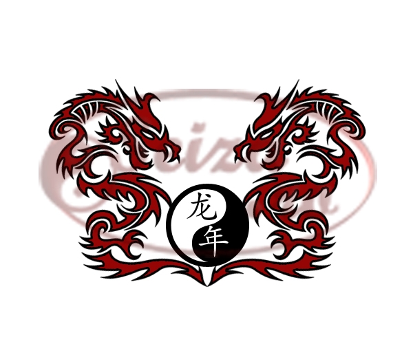 600x500 Collection Of Chinese Symbols And Dragon Tattoo Designs