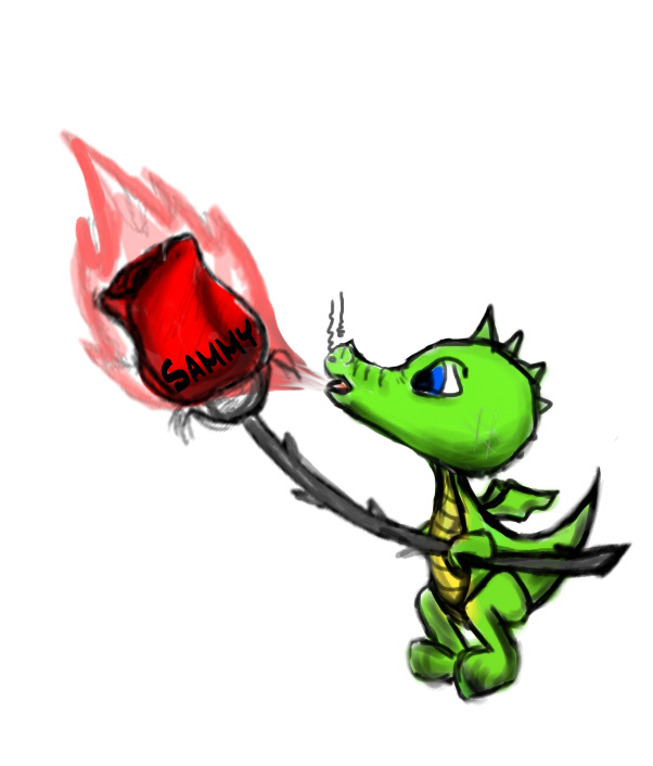 602x706 Baby Dragon Tattoo Draft By The Orange1