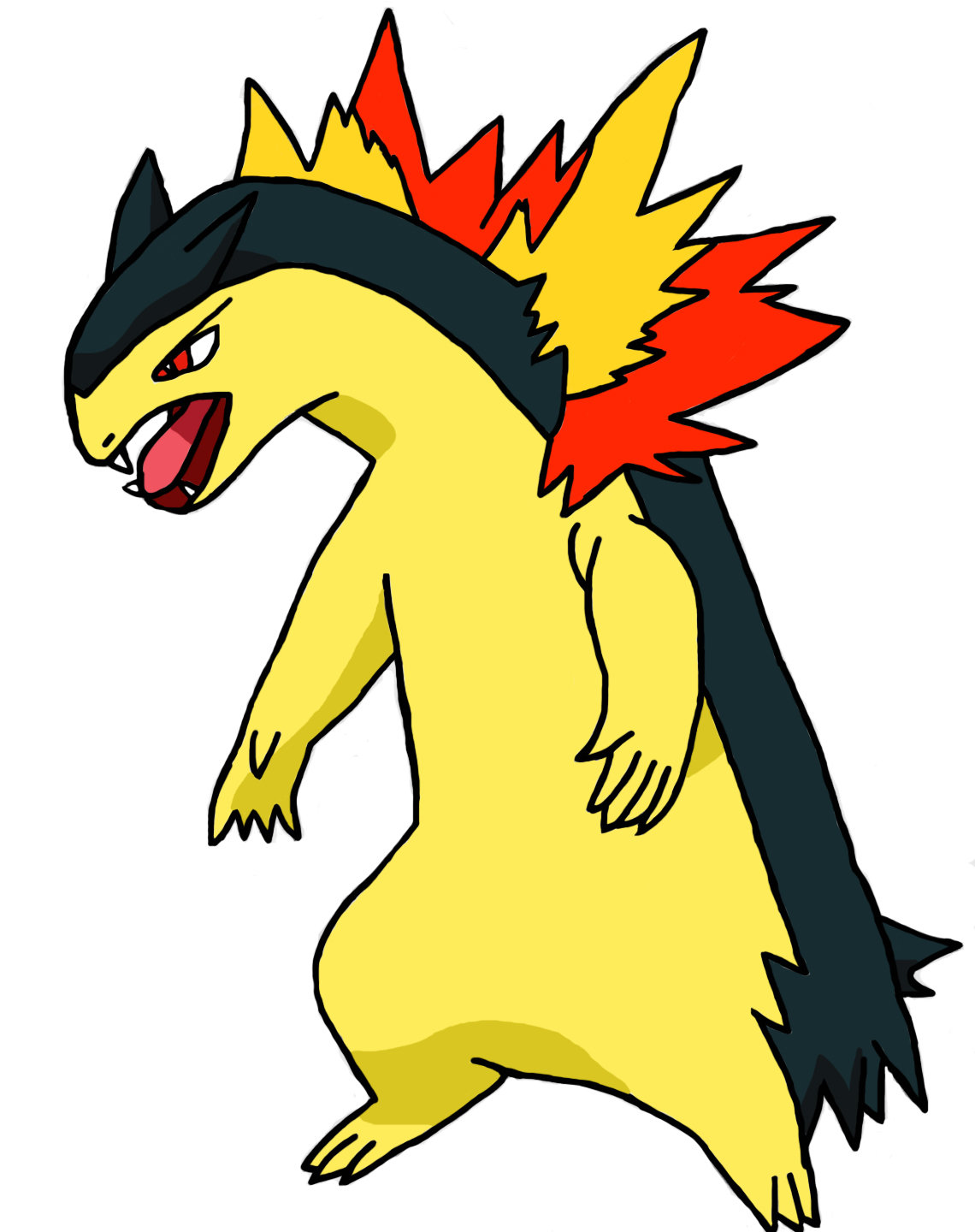1140x1440 Typhlosion By Quaker132