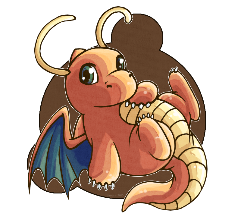 800x740 Xmas Gift A Chibi Dragonite By Fox Song