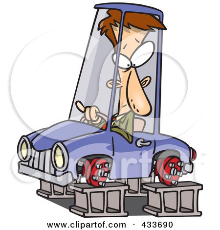 450x470 Royalty Free (Rf) Clip Art Illustration Of A Cartoon Beater Car