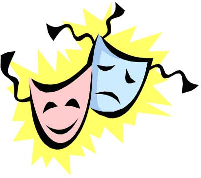 400x355 Theatre Drama Clipart
