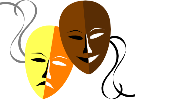 600x326 Theatre Masks Clip Art