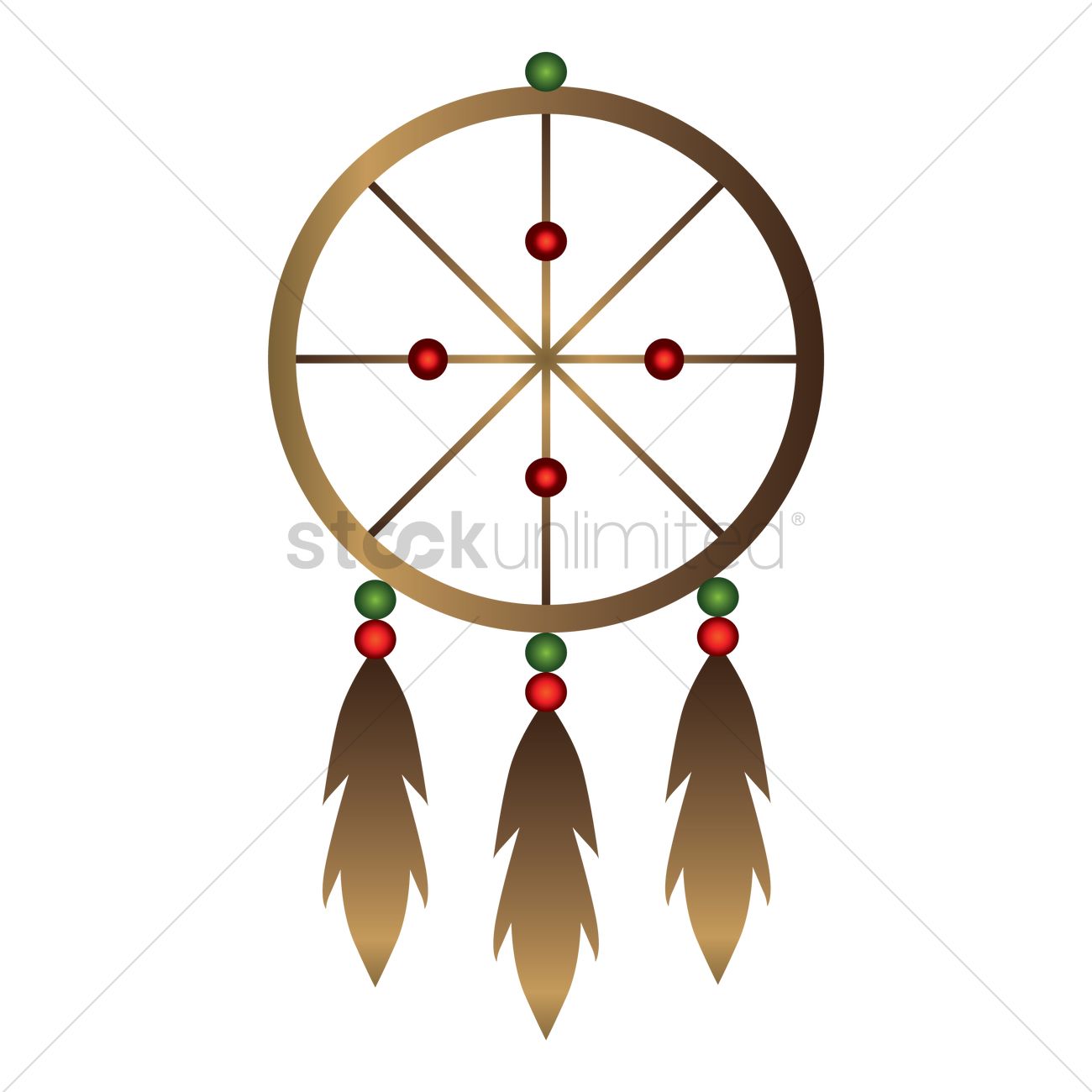 1300x1300 Dream Catcher Vector Image