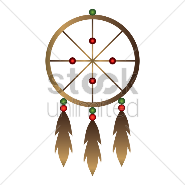 600x600 Dream Catcher Vector Image
