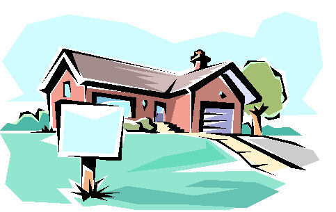 483x305 House For Sale Sign Clipart