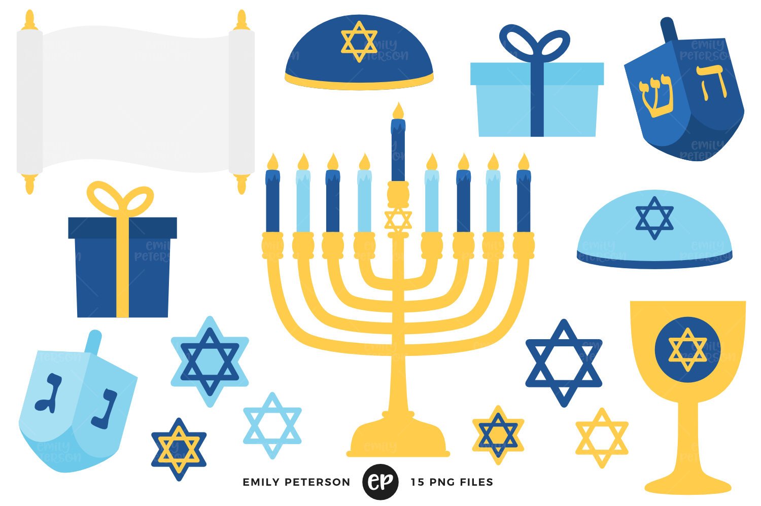 1500x998 Hanukkah Clip Art, Dreidel Clipart, Menorah Clip Art