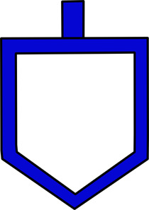 210x297 Blue Dreidel Shape Png, Svg Clip Art For Web