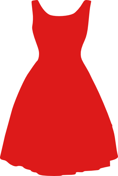 402x598 Dress Red Clipart Transparent Png
