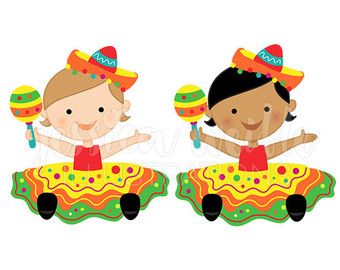 340x270 Dress Up Baby Girl Cute Digital Clipart, Toddler Girl Clip Art