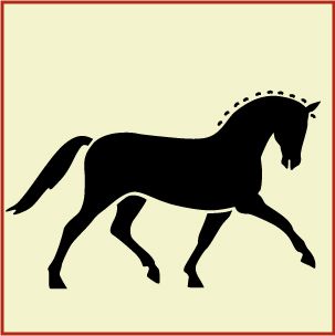 303x304 Dressage Horse Silhouette Free Download Clip Art