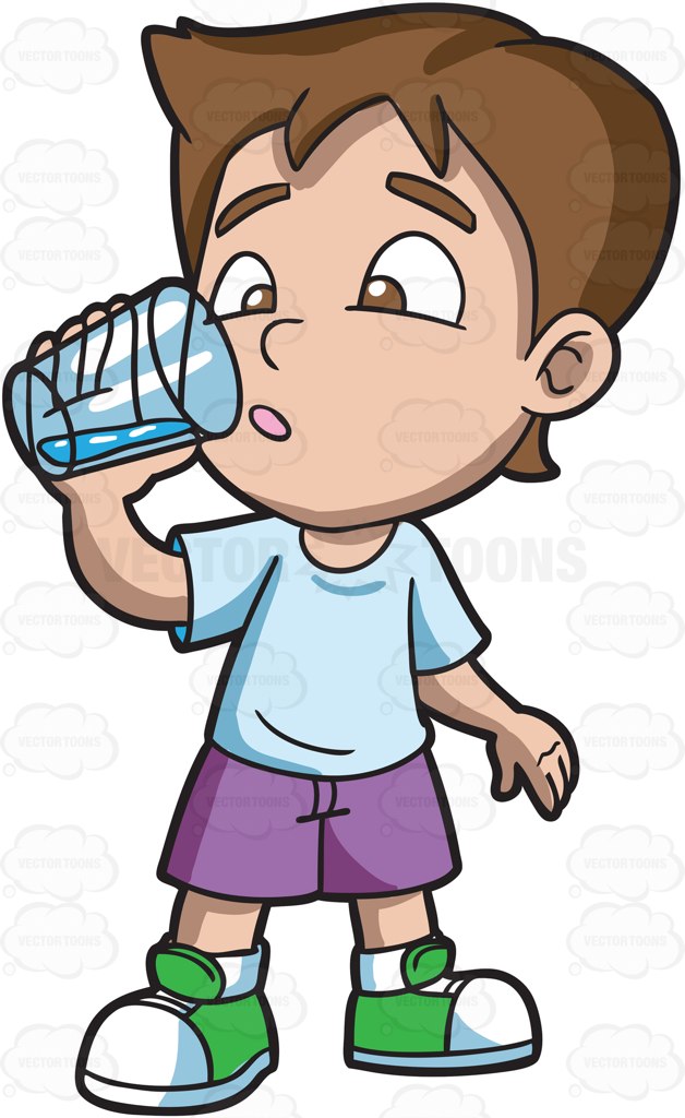 kid drink clipart