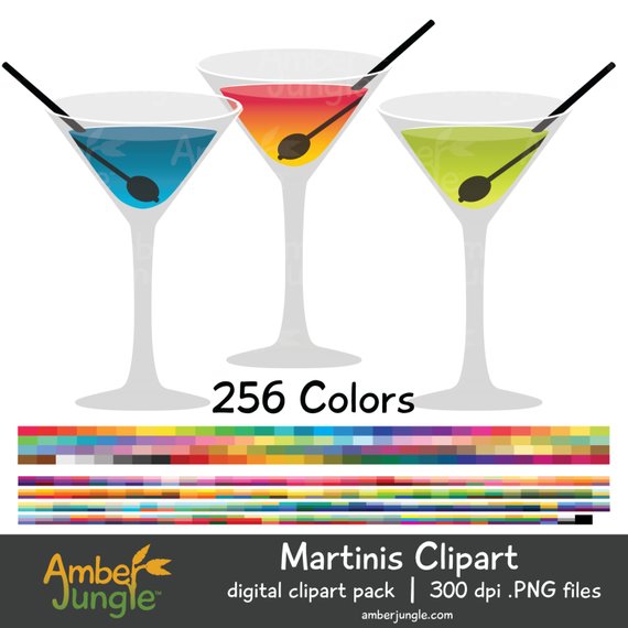 570x570 Cocktail Clipart Martini Clip Art For Planner Stickers Rainbow