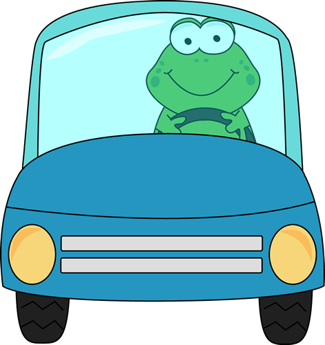 471x500 Cute Car Clip Art Frog Driving A Car Clip Art Image
