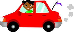 300x131 Driving Car Clipart