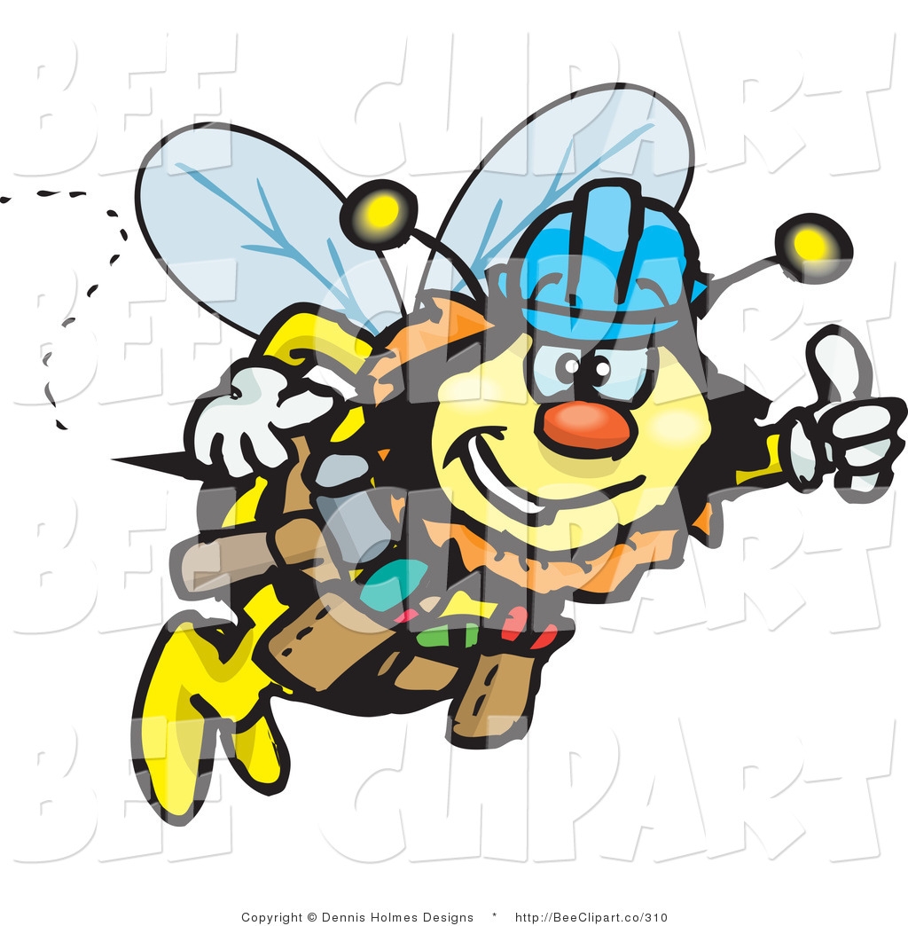 1024x1044 Clip Art Vector Clip Art Of A Honey Bee Drone Character