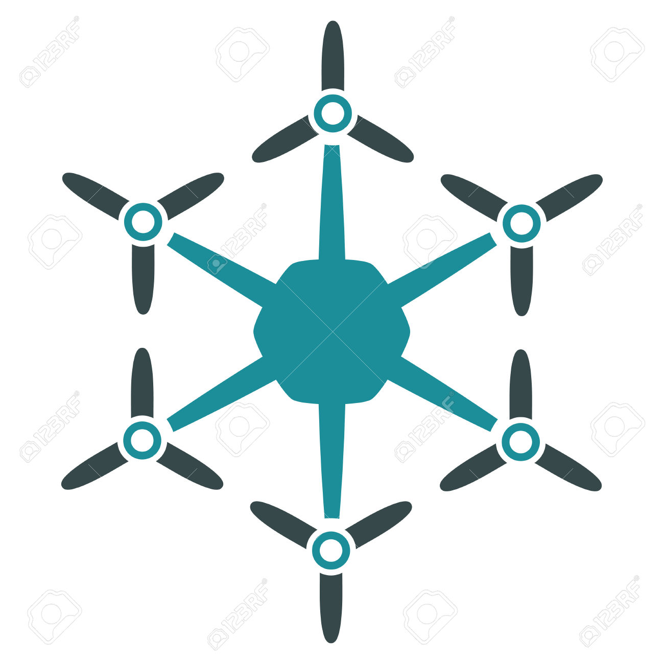 1300x1300 Hexacopter Clipart