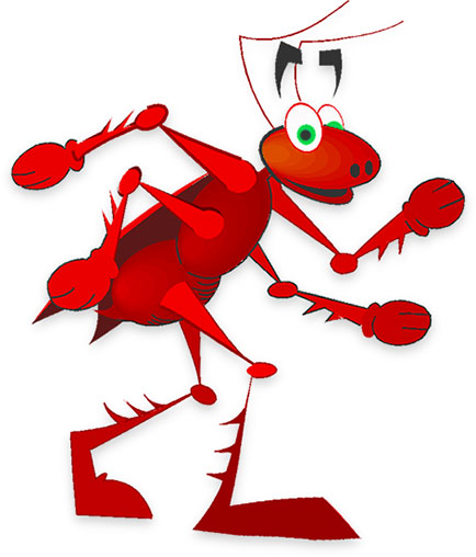 434x508 Red Ant Clipart