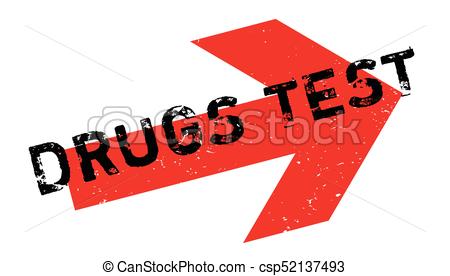 450x276 Drugs Test Rubber Stamp. Grunge Design With Dust Scratches . Eps
