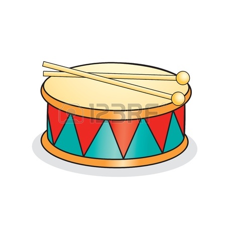 450x450 Marching Drum Clipart