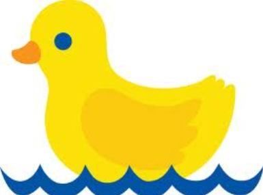 385x285 Rubber Duck Outline Template Illustrations Clipart