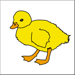 304x304 Clip Art Duckling Color I Abcteach