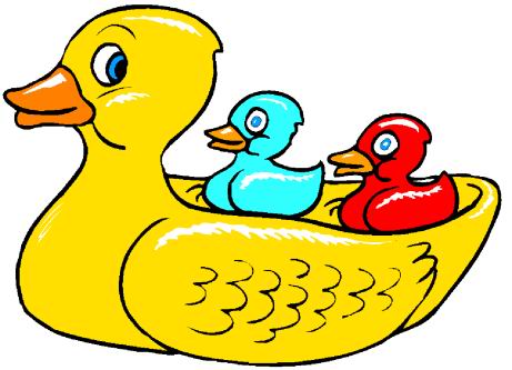 461x333 Ducklings Secret Clipart