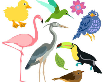 340x270 Blue Duck Clip Art Etsy