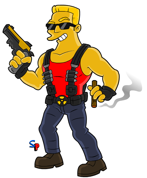 493x596 Springfield Punx Duke Nukem