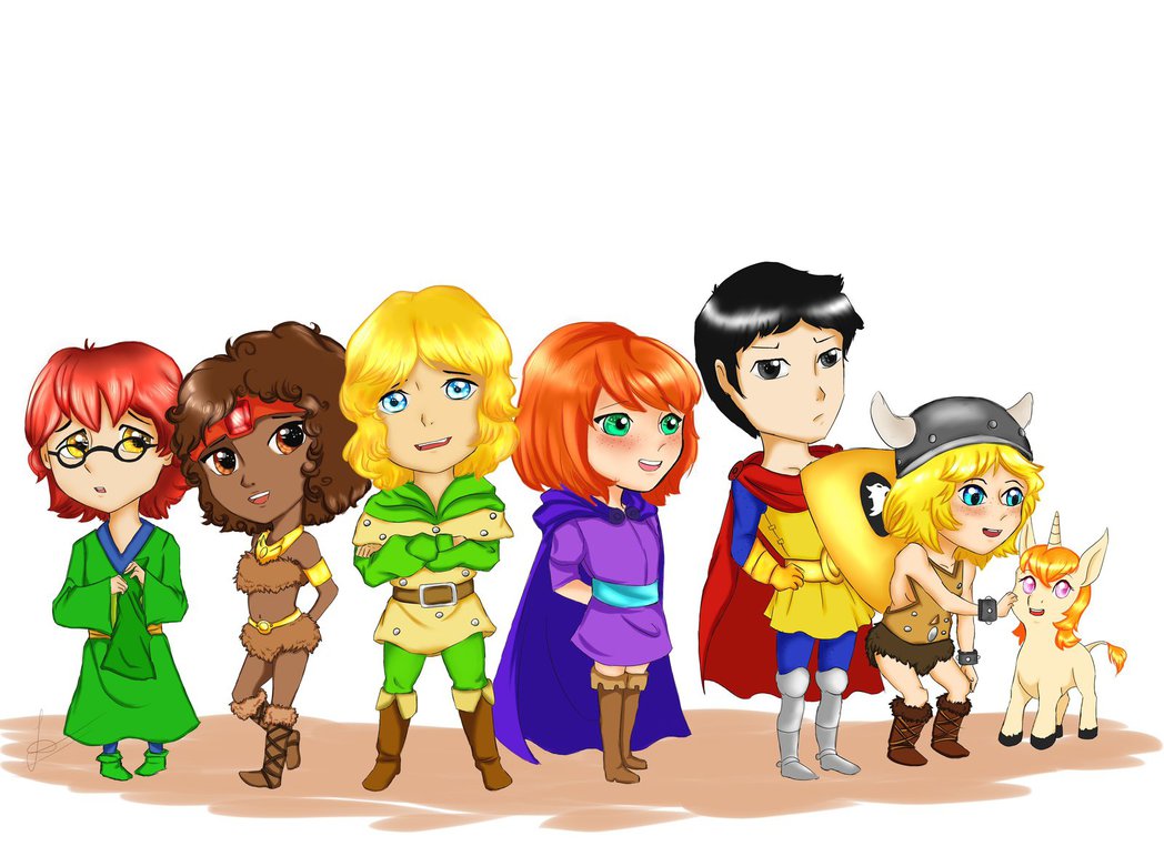 1048x762 Dungeons And Dragons (Serie) Chibi! By Louisekunoichi666