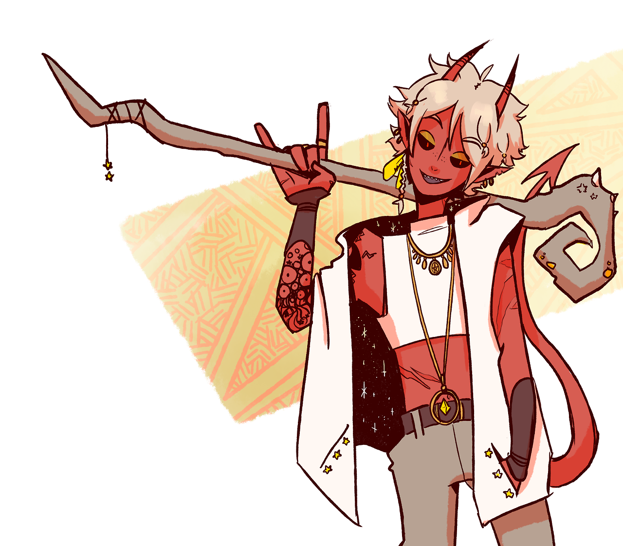 1280x1123 Finally Drew My Other Dampd Character From This