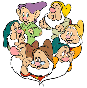 344x346 Seven Dwarfs Clipart
