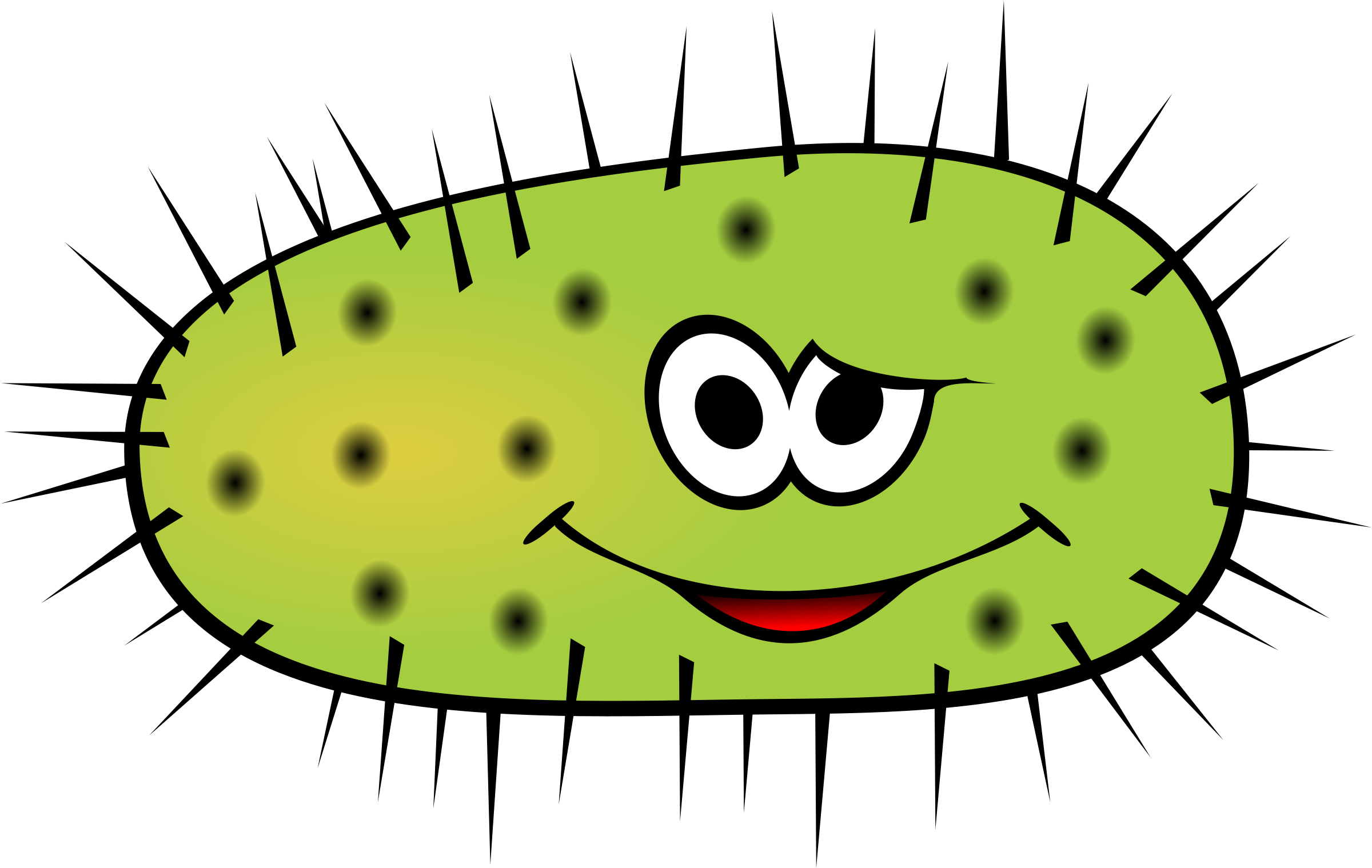 2400x1519 Bacteria Clipart E Coli