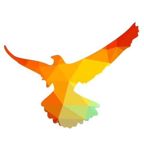 500x500 6937 Soaring Eagle Silhouette Clip Art Public Domain Vectors