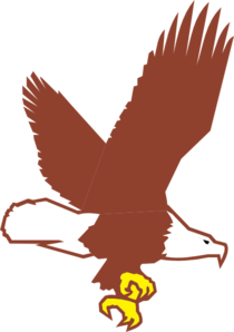 210x298 Bald Eagle Flying Clip Art