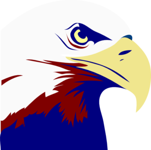 298x297 Black Eagle Clipart Blue