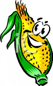 185x300 Clip Art Image A Smiling Ear Of Corn