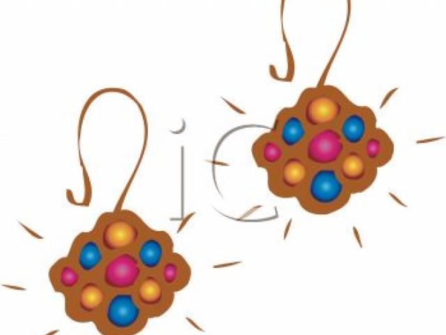 640x480 Earrings Clipart