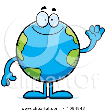 450x470 Royalty Free (Rf) Earth Character Clipart, Illustrations, Vector