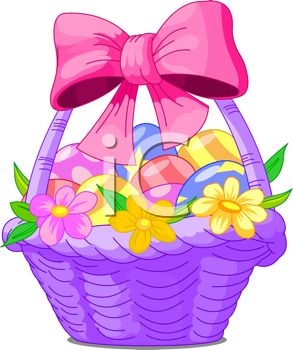 293x350 Colorful Spring Easter Basket