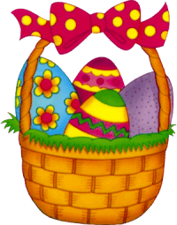 200x255 Easter Basket Clip Art