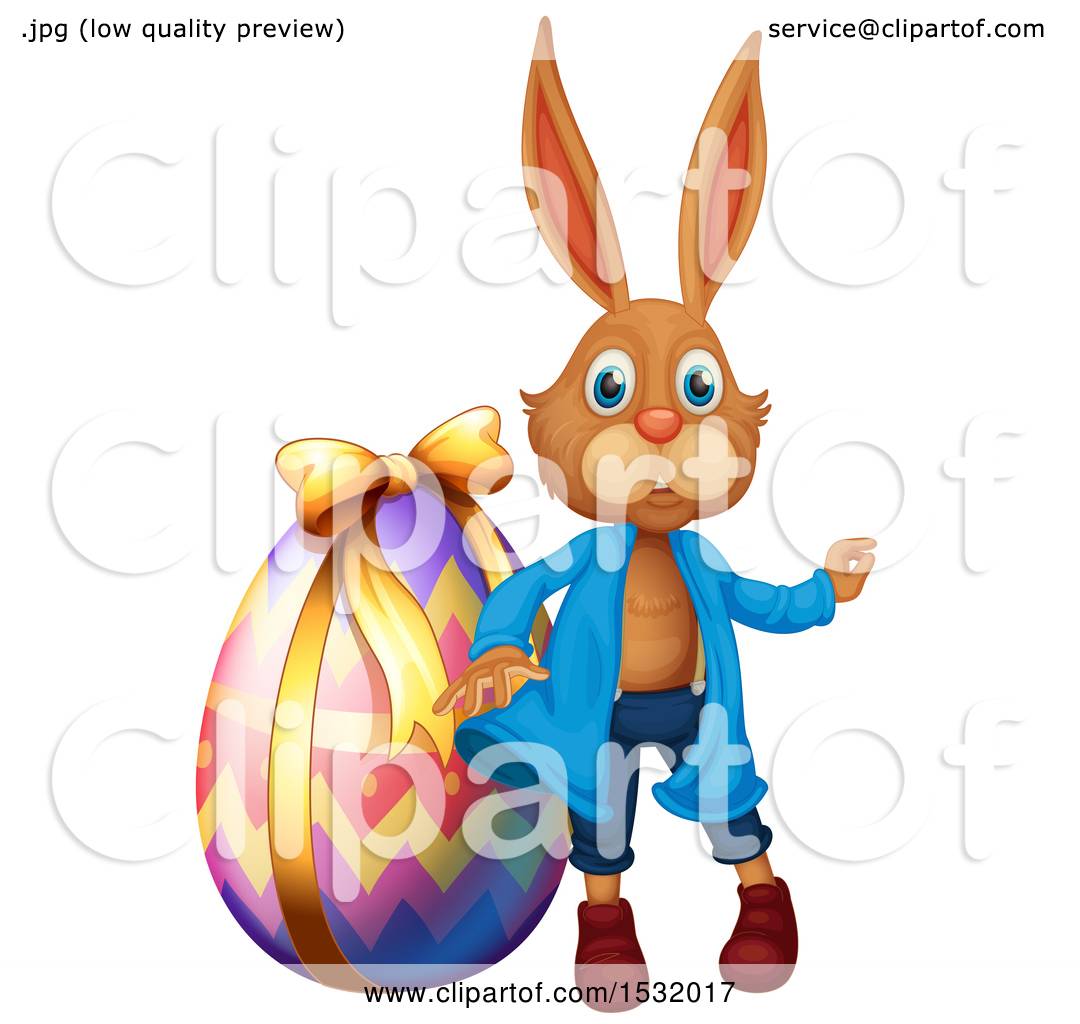 1080x1024 Clipart Of A Bunny Rabbit With An Easter Egg