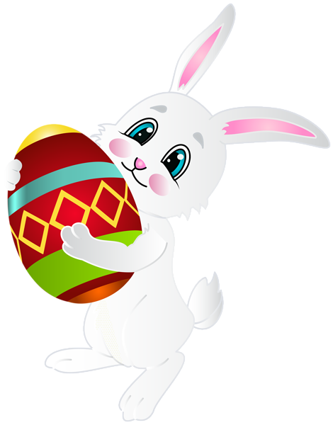 470x600 Easter Bunny With Egg Png Clip Art Image Grej