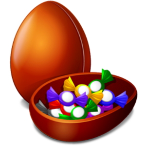 300x300 Chocolate Egg Icon Free Images