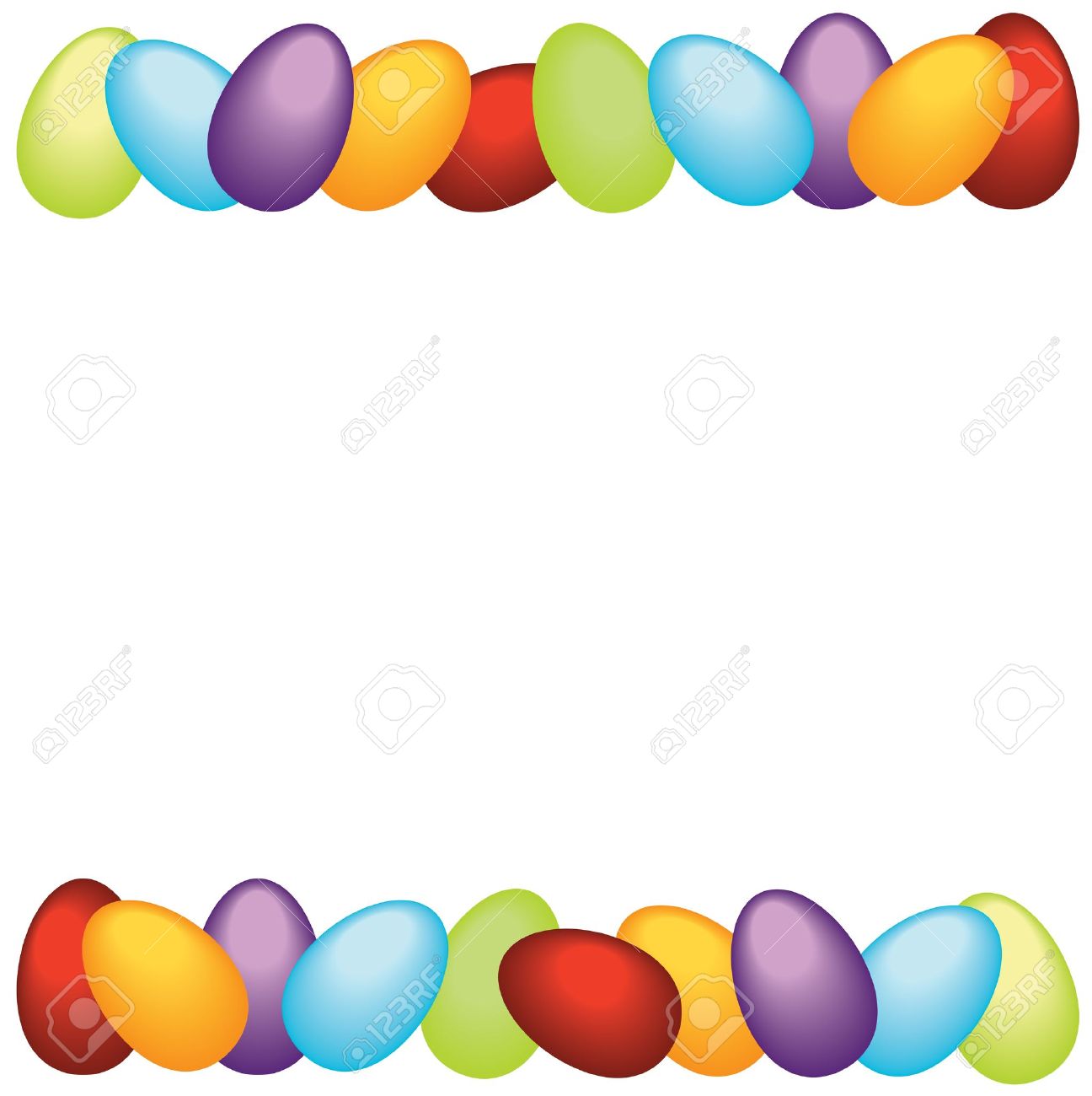 1296x1300 Easter Corner Borders Clip Art Happy Easter 2018