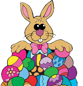 322x334 Free Clip Art Easter Bunny Merry Christmas And Happy New Year 2018