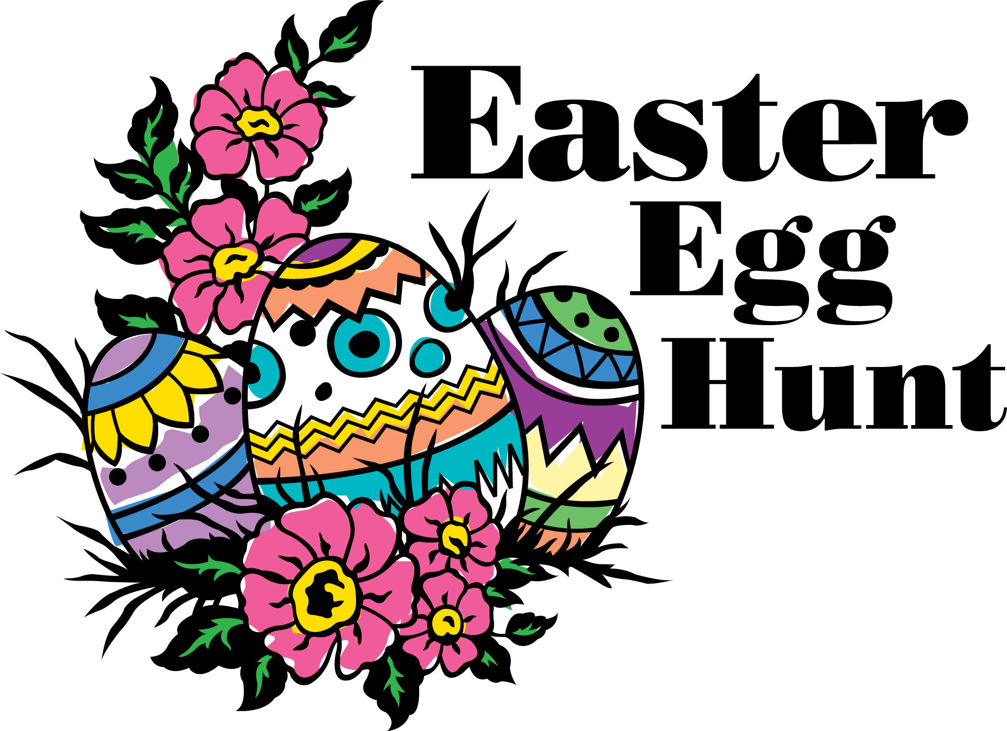 1994x1448 Free Easter Egg Hunt Clipart Merry Christmas And Happy New Year 2018