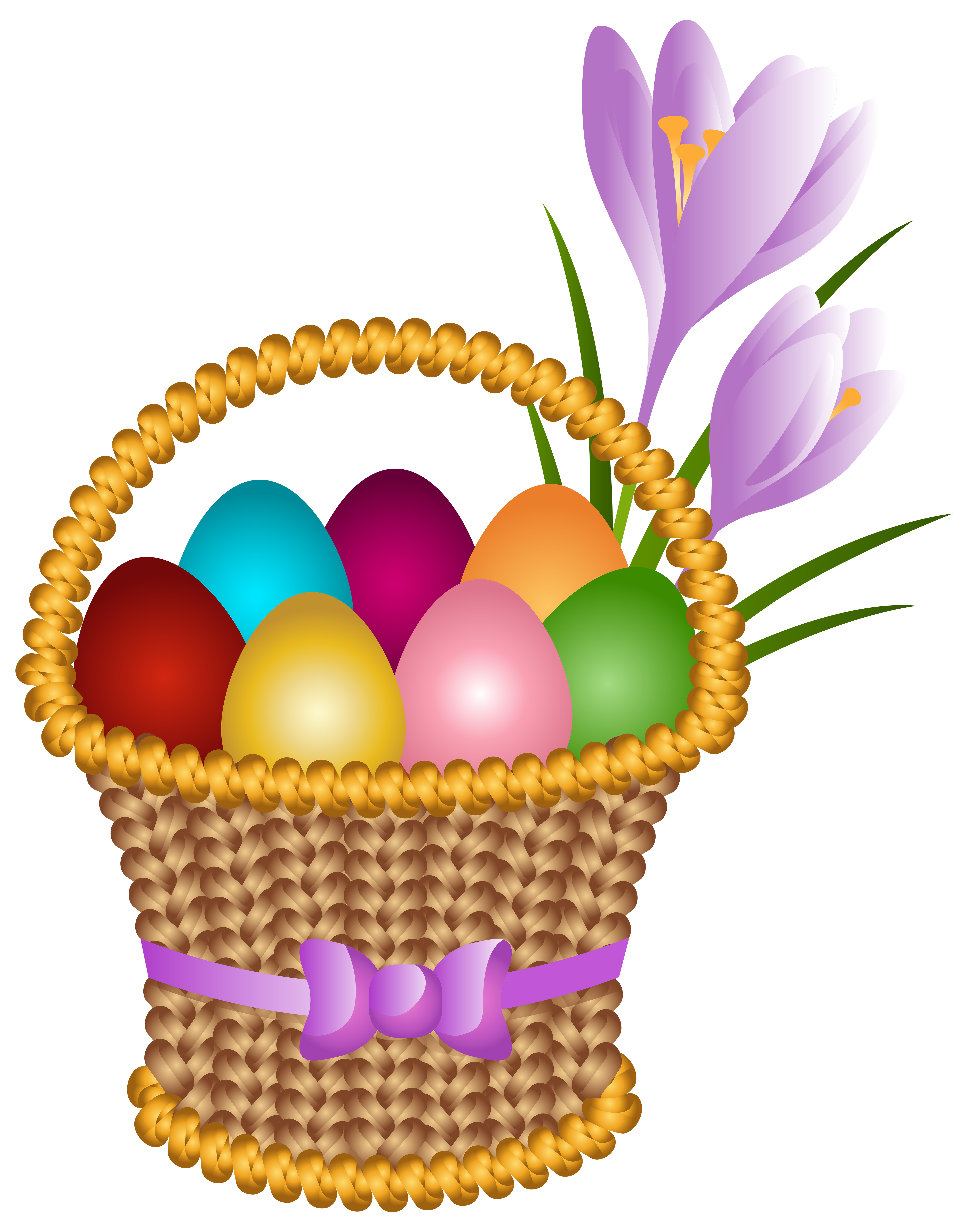 4719x6000 Easter Egg Basket Clip Art Merry Christmas And Happy New Year 2018