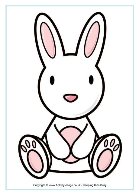 460x650 Delivered Printable Bunny Pictures Coloring Pages To Print Simple